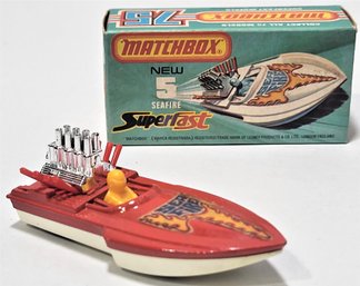 1978 Lesney Matchbox Superfast Seafire RED VERSION MIB