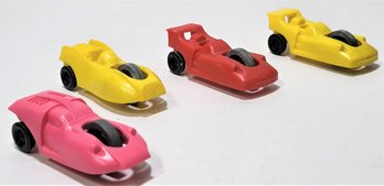 Lot Of Four SSP Style Mini Racers General Mills?