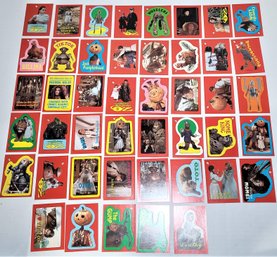 1985 DISNEY'S RETURN TO OZ FULL SET OF 44 TRADING CARDS/STICKERS WIZARD OF OZ