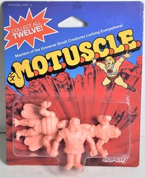 M.U.S.C.L.E. Masters Of The Universe MOTU Buzz Off, Ram Man, Man E Faces Sealed On Card