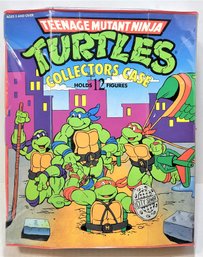 Vintage TMNT 1991 Teenage Mutant Ninja Turtles Collectors Case Mirage Studios Tara Toys