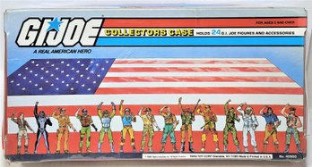 1984 Tara Toys GI JOE COLLECTORS CASE HOLD 24 Figures & Accessories