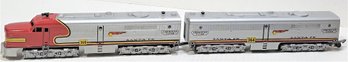 1950s AMERICAN FLYER SANTA FE #360 A-UNIT & #364 B-UNIT DIESEL LOCOMOTIVE TRAINS