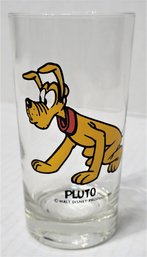 Vintage Walt Disney Pluto Character Glass Tumbler