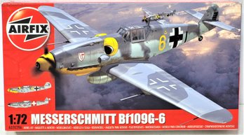 MODEL AIRCRAFT MESSERSCHMITT FIGHTER PLANE BF109G-6 1:72 SCALE Model No A02029A Sealed NOS MIB