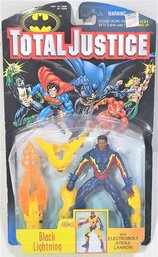 1997 Kenner Hasbro DC Comics Batman Total Justice 'black Lightning' Action Figure Sealed MOC