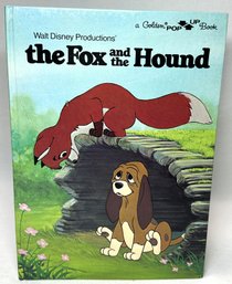 The Fox And The Hound POP UP Book Walt Disney Golden Books