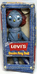 1973 Levis Orange Tag Rag Doll Mint In Box 10' Tall By Knickerbocker