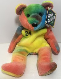 Ken Griffey Jr. MLB Baseball Salvino Bamm Beanos's Tie Dye Bear With Tags