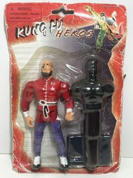 1980s Knock Off Kung Fu Fighter Action Figure New On Card