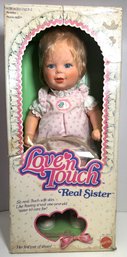 1980 Mattel Love N' Touch Real Sister Doll New In Box 16'