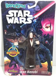 Star Wars JusToys Bend-Ems Ben OBI WAN KENOBI Poseable Figure New In Package