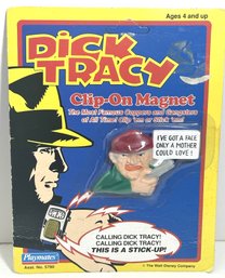 Walt Disney Playmates Dick Tracy Steve The Tramp Clip On Magnet New In Package