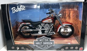 Mattel Barbie Harley Davidson Fat Boy Motorcycle New In Package