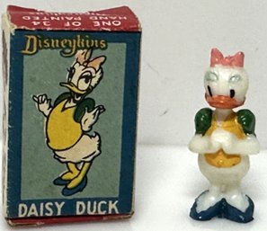 Vintage 1960s Marx Toys Walt Disney Disneykins Daisy Duck Figure In Original Box