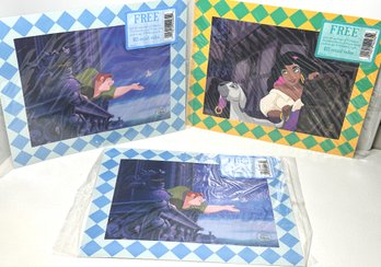 3- Walt Disney Special Edition Limited Prints Sealed In Package Hunchback Of Notre Dame