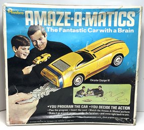 1969 Hasbro Amaze-A-Matics Battery Operated Car With A Brain MIB