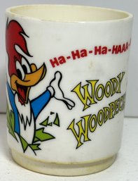 Vintage Woody Woodpecker Character Cup 3 1/2' Walter Lantz