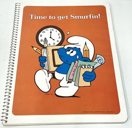 1982 TIME TO GET SMURFIN' Notebook