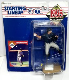 1995 Kenner Starting Lineup MLB Andujar Cedeno Action Figure Sealed New In Package