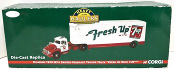 Corgi Toys Diecast Heavy Hauler 7UP Fresh Up Tractor Trailer Mint In Original Box 1/50 Scale