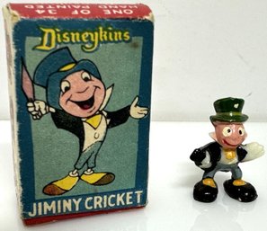 1960s Marx Toys Walt Disney Disneykins JIMINY CRICKET Figure In Original Box