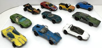 Vintage Mattel Hot Wheels Redlines Junkyard 4  Grouping Of 10 Pieces