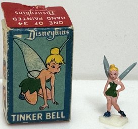 1960s Marx Toys Walt Disney Disneykins Tinkerbell Figure In Original Box