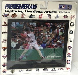 1998 MLB Premier Replays Lenticular Framed Action Photo Nomar Garciaparra Boston Red Sox New In Package