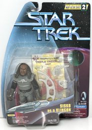 1997 Star Trek Playmates Sisko As A Klingon Action Figure NEW IN PACKAGE