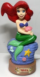 Walt Disney The Little Mermaid Ariel Plastic Figural Lamp 8 1/2'