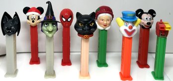 Lot Of 9 Pez