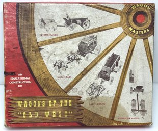 Vintage Wagon Masters Wood Construction Kit In Original Box