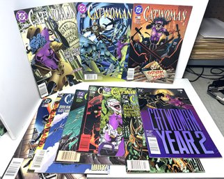 Grouping Of 10 Catwoman Comic Books