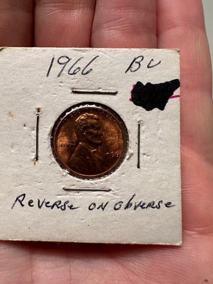 1966 Error Penny