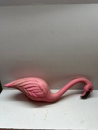 Pink Flamingo Yard Art As Is