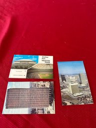 Lot Of 3 Houston Astrocard Postcards