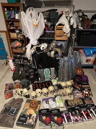 Large Lot Of Halloween Decorations- Mostly New- Retails Over $500