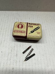 Waverly Pen Tin Box With Tips