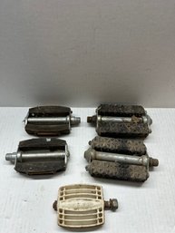 Lot Of Vintage Bicycle Pedals