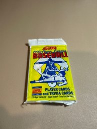 Sealed Score 1990 MLB Cards