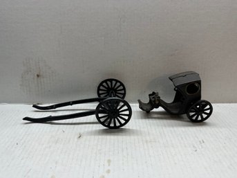 Cast Iron Horse Carriage Parts Toy