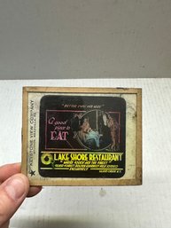 Antique Movie Slide- Lake Shore Restaurant