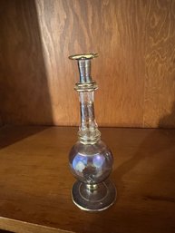 Antique Venetian Handblown Ornate Perfume Bottle Glass