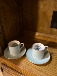 2 Royal Worcester Fine Bone China Teacups