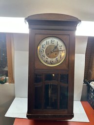 Antique Gustav Becker Wall Clock DRP Harfen-Gong
