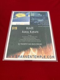 Blaze Aural Karate Poster
