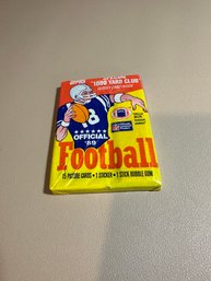 Sealed Topps Official 1989 Football Card