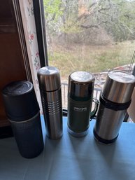 Lot Of Four Thermos/Stanley, Etc