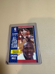 Fleer '91 All-star Team Michael Jordan